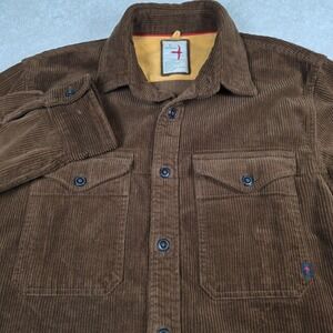 Relwen Huckleberry Corduroy Workshirt Honey Large Heavyweight Exclusive Pockets